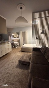 Studio de inchiriat, 40 mp, gradina privata si parcare, zona Europa