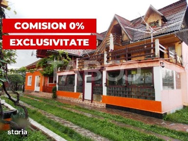 Pensiune 13 camere si teren 3000 mp de vanzare la cheie Comision 0%