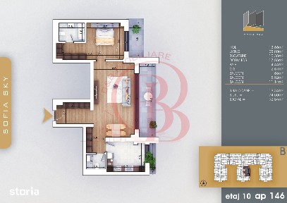 Apartament 2 camere cu 2 bai Bloc Finalizat Theodor Pallady