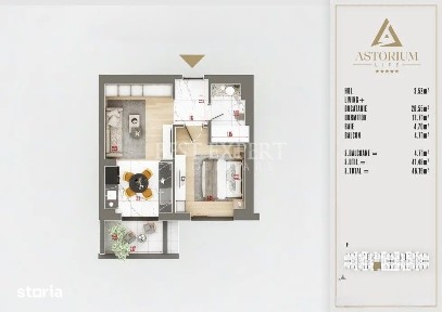 Apartament 2 camere ASTORIUM LIFE | Comision 0% | Pallady