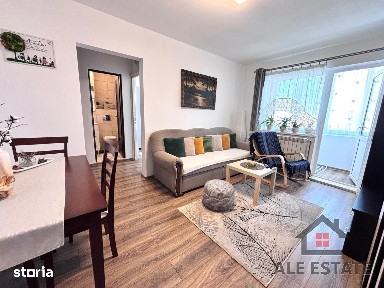 Apartament modern cu 2 camere, renovat complet, mobilat, zona Micro 3