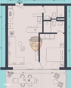 Apt 2 camere 62.60 mp balcon 14.30mp Vogh Olimp, vedere la mare, etaj