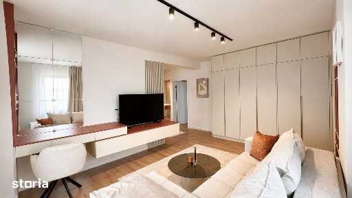 Apartament 2 camere complet mobilat și utilat | finisaje premium