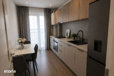 Garsonieră modernă cu balcon, 39,80 mp, acces rapid către București