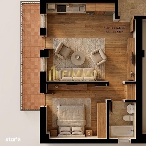 Apartament 2 cam | 43.2mp | Bloc Nou | Burdujeni | ID:1919