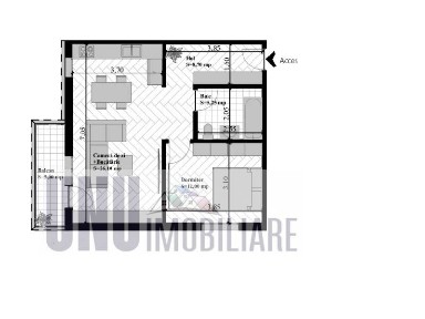 Bucium-Apartament 2 camere 57 mp, Comision 0%