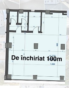 Spatiu comercial 100 mp cu vitrina stradală 10 ml Str Lungă Terezian