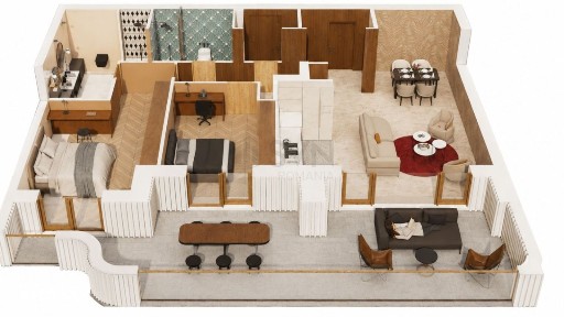Apartament 3 camere terasa 46 mp Era Pipera