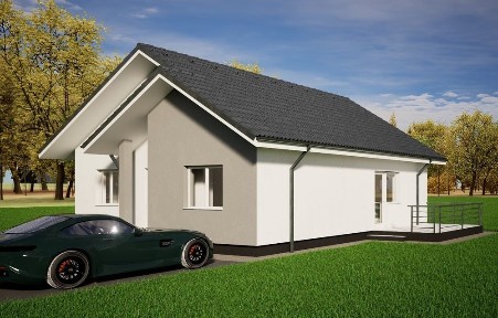 Casa plan Parter,90 mp,HLINCEA,teren 306mp.