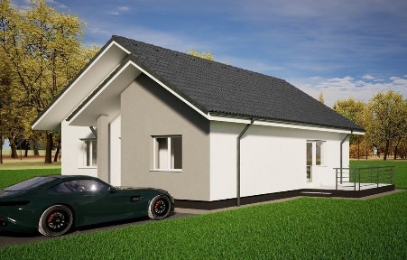 Casa plan parter 95 mp,HLINCEA,teren 340 mp.