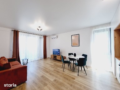Apartament 2 camere BLOC NOU CT cu inc. in pard. Ac mobilat si utilat