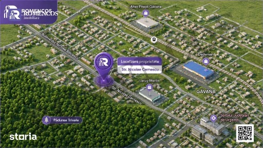 Apartament Rolast, 2 balcoane si panorama spre padurea Trivale