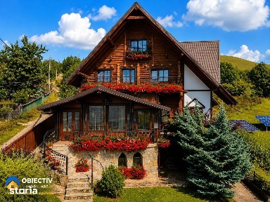 Domeniu de poveste cu panoramă spre lac și Masivul Ceahlău
