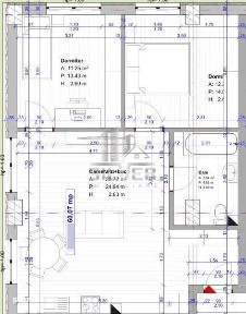 Apartament cu 3 camere/60 mp/CF/zona Terra/TVA INCLUS.