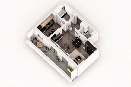 Studio 53.44 mp intr-un ansamblu cu 0% Comision la Achizitie