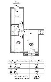 Apartament 2 camere - 57,68 mp, balcon 1,70 mp si logie - Selimbar