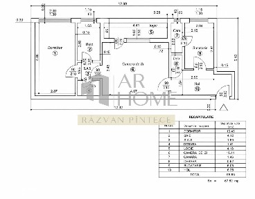 Apartament 2 camere, semidecomandat, zona Nord, Ploiesti