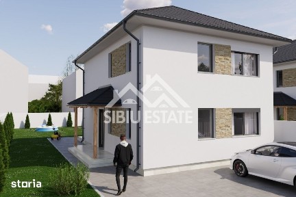 Casa 4 camere, 3 bai, terasa si curte mare