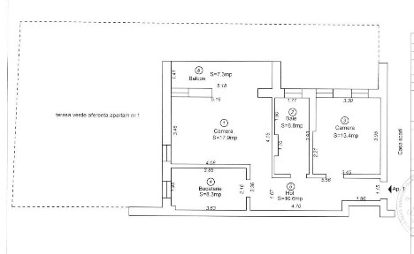 Comision 0% Apartament nou 2 camere cu gradina de 125mp | Lipovei
