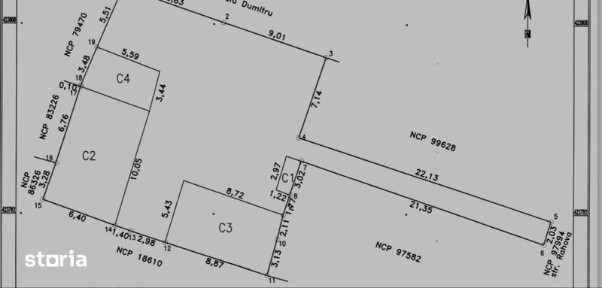 Casa de vanzare batraneasca pe teren 401mp