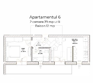 Ap 2 camere si balcon mare, etaj 1 - Zona Ciresica