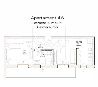 Ap 2 camere si balcon mare, etaj 1 - Zona Ciresica