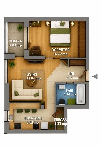 Studio - 2 camere, bloc nou finalizat, Bartolomeu - Lanii.