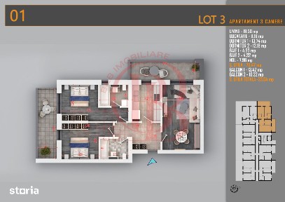 Apartament 3 camere Titan Th. Pallady-Sector 3-Metrou Teclu