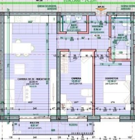 Apartament 3 camere, 69.50 mp + balcon 6,51 mp, zona Tudor
