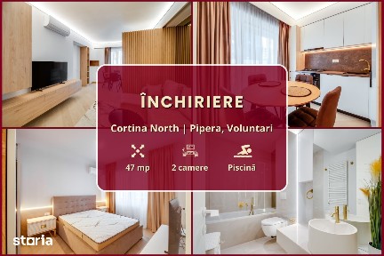 Cortina North || 2 camere || Prima închiriere || Comision 0%