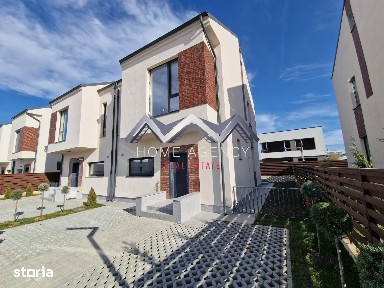 Casă P+1+M de vânzare în Otopeni-Tunari | Ansamblu nou, 3 dormitoare