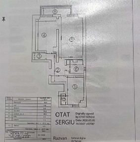 ap. 2 cam. D LUX - 62 mp - (renovat complet nou) prima inchiriere - Carrefour Gara (fost magazin Billa)