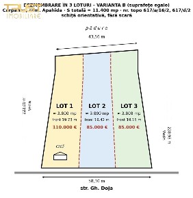 Teren Parcelabil I 11400 MP I Corpadea