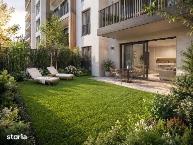 Apartament cu 2 camere, terasă și curte proprie de 65,70 mp