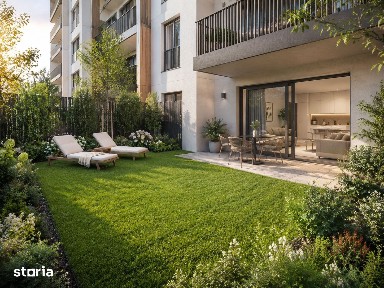 Apartament cu 2 camere, terasă și curte proprie de 65,70 mp
