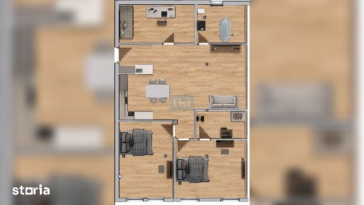Oportunitate de investiție! 97 mp open-space, Intre Lacuri