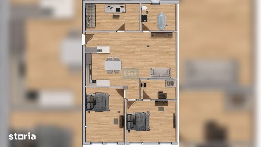 Oportunitate de investiție! 97 mp open-space, Intre Lacuri