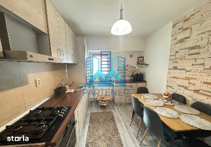Apartament 3 camere, etaj 1, 84 mp, renovat,CUG,mobilat+utilat complet