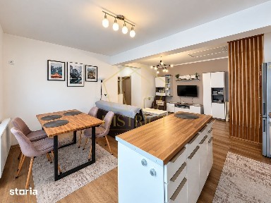Apartament Superb cu 3 camere mobilat | terasa de 12 mp | Giroc | asfa