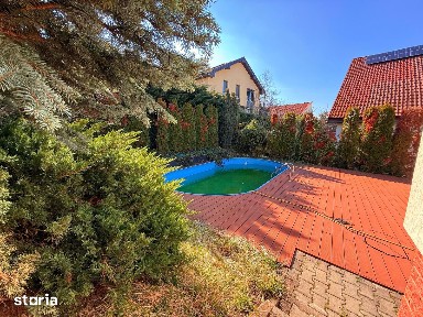 Inchiriez casa cu 3 dormitoare, 3 bai, piscina si panouri in Belvedere