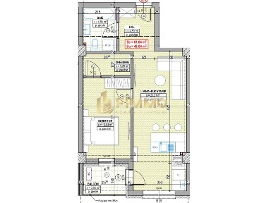 Apartamente 2 cam | 48mp | Bloc nou | Traian Vuia | ID:1581