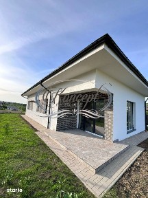 Casa eficienta energetic, noua, cu pod mansardabil generos