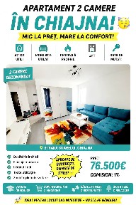 Apartament 2 camere mobilat și utilat loc parcare Chiajna str Soarelui