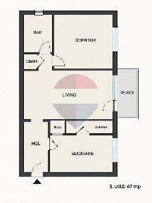 Apartament 2 camere de vânzare - Piața București