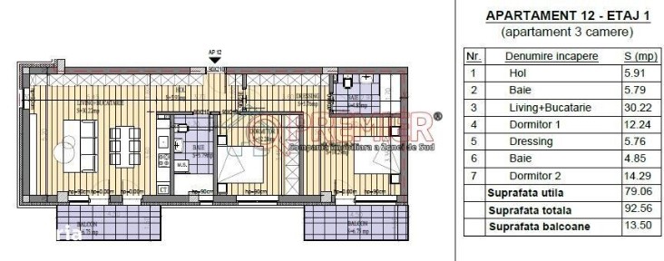 PROIECT NOU - Strada Leordeni - 3 Camere - SUPER OFERTA