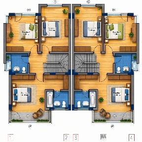 Duplex de vânzare | 8 camere | 242,70 mp | Popești Leordeni