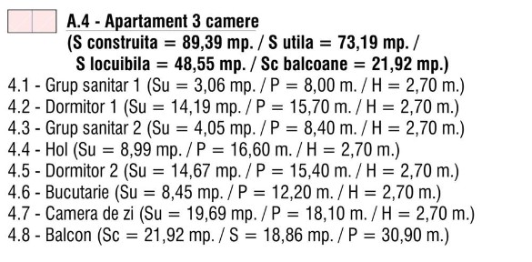 Apartament 3 camere - Parcul Zavoi, central