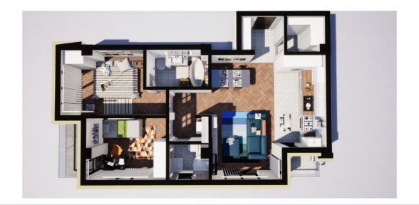Apartament de inchiriat 3 camere •OFERTA• 15% reducere prima luna