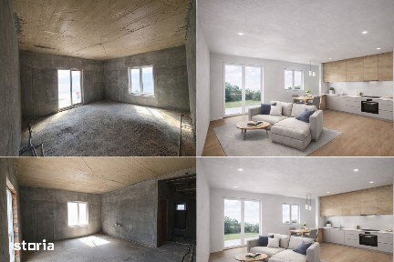 Duplex la gri in Ghiroda - 87 mp utili + terasă | Teren 300 mp