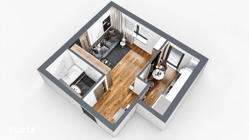 PROPRIETAR - Studio intabulat, mobilat, SMART | Poitiers Towers|TVA 0%